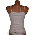 TOP CON MACRAME' IN COTONE LANA