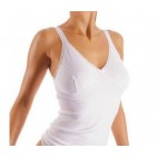 SPALLA STRETTA A COSTINA IN COTONE CON REGGISENO