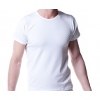 T-SHIRT IN COTONE A GIRO COLLO PROFILO BASSO