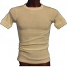 T-SHIRT GIRO COLLO A COSTINA IN MISTO LANA
